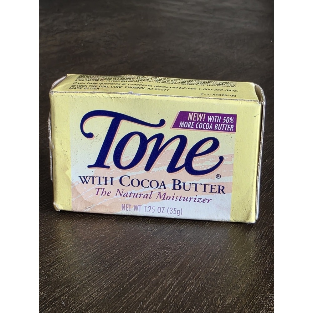 Vtg Tone Bar Soap w/ Cocoa Butter Natural Moisturizer Bar 1.25 oz NEW  Yellow